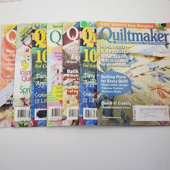 Quiltmaker Other - Quiltmaker Magazine Lot Patterns Steps Applique Techniques Vintage Quick